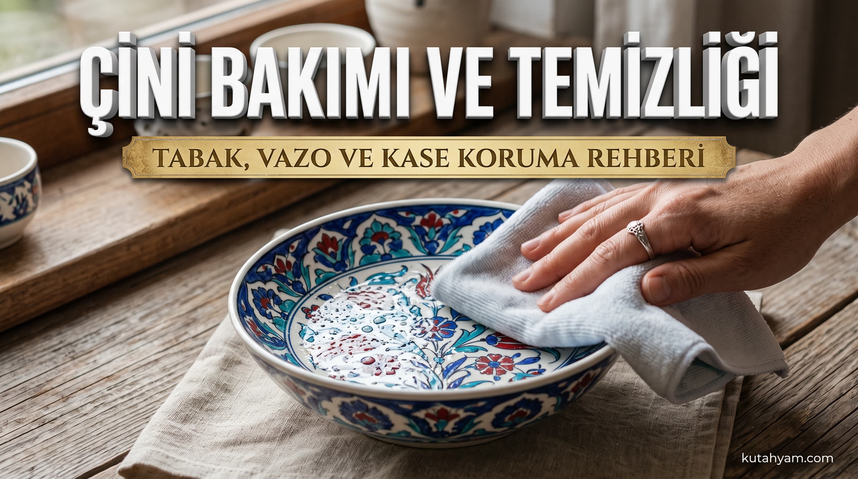 Çini Tabak, Vazo ve Kase Nasıl Temizlenir ve Saklanır?
