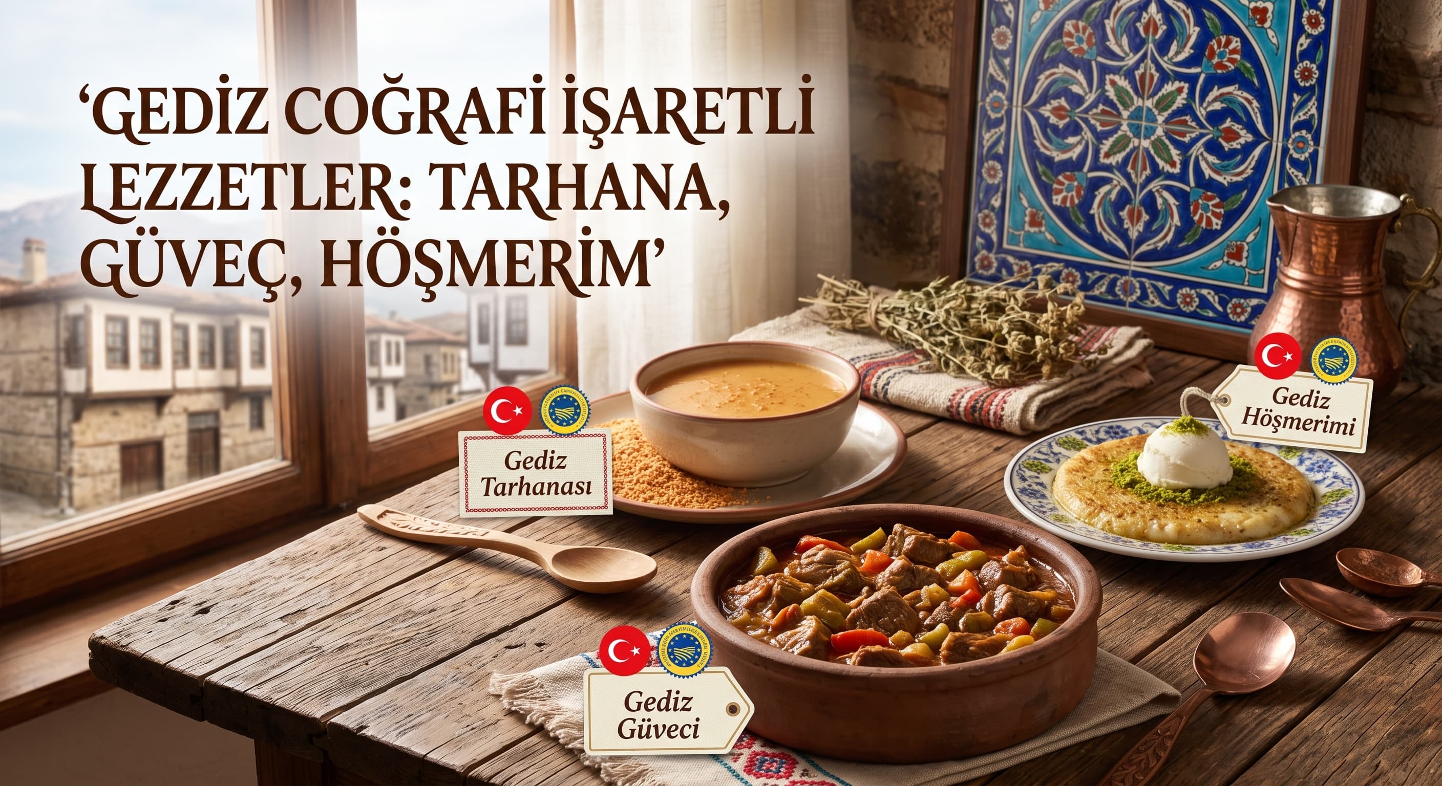 Gediz'in Tescilli Üç Lezzeti: Tarhana, Güveç ve Höşmerim